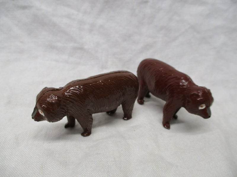 Old Lead Britain's Large Brown Bears - Zoo Series - Made in England Carousel 2