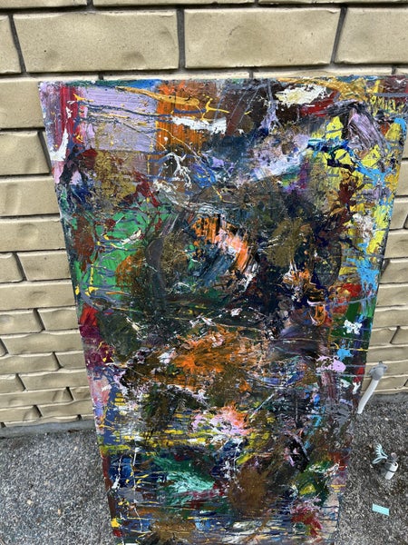 Acrilic painting - abstract paint62938585433090113