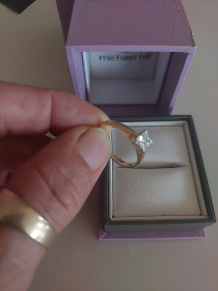 Beautiful Gold Diamond Princess Cut 0.53 carat Ring62941445328769114