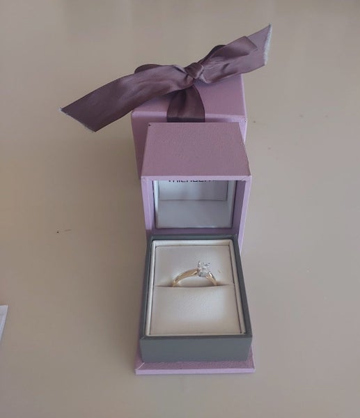 Beautiful Gold Diamond Princess Cut 0.53 carat Ring62941445328769112