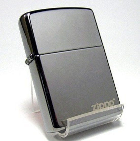Zippo Black Ice with Zippo Logo Lighter - 150ZL Carousel 1