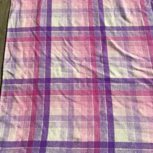 Vintage Double Wool Blanket (Farmers) Carousel 3