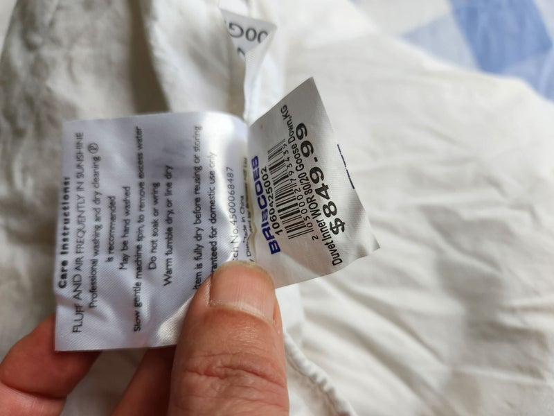 WOOLREST 80% White Goose Down King duvet (C1) Carousel 2