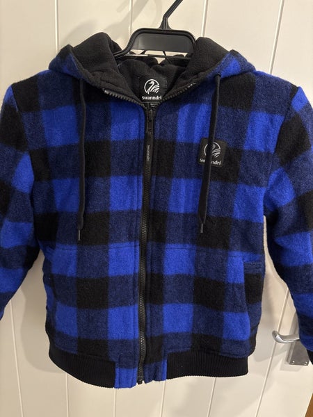 Kids hooded Swanndri size 8 Carousel 1