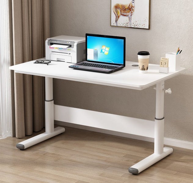 Study Desk Hand Crank Desk Adjustable Height Carousel 2