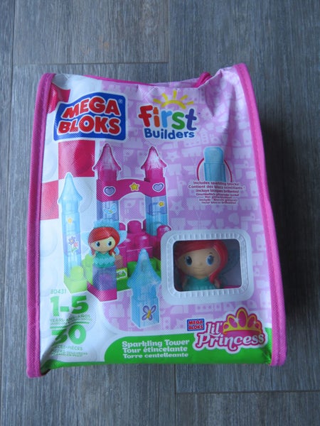 BRAND NEW Mega Bloks Lil Princess First Builders Sparkling Tower Carousel 1
