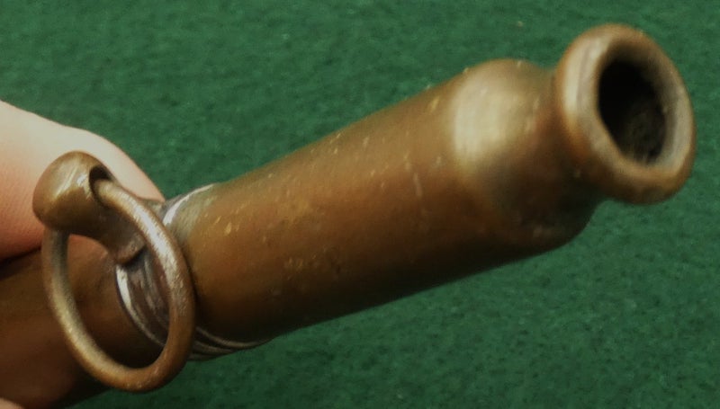 Antique Vintage BRASS The ACME "Whistle" REEDED HORN Made in Britain Circa 1930? Carousel 8