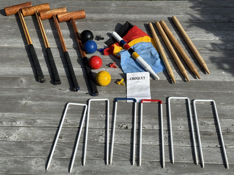 Garden Games: Croquet Set ($1 Reserve) Carousel 1