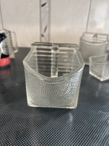 Vintage Glass Grain Scoops x9 Carousel 11