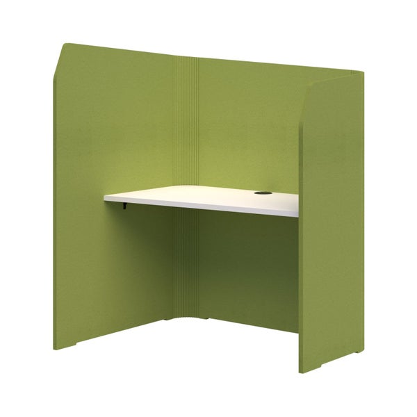Sonic Focus Pod Desk, Right Hand, 1300/1500mm High x 1200mm Long x 1000/625mm... Carousel 1