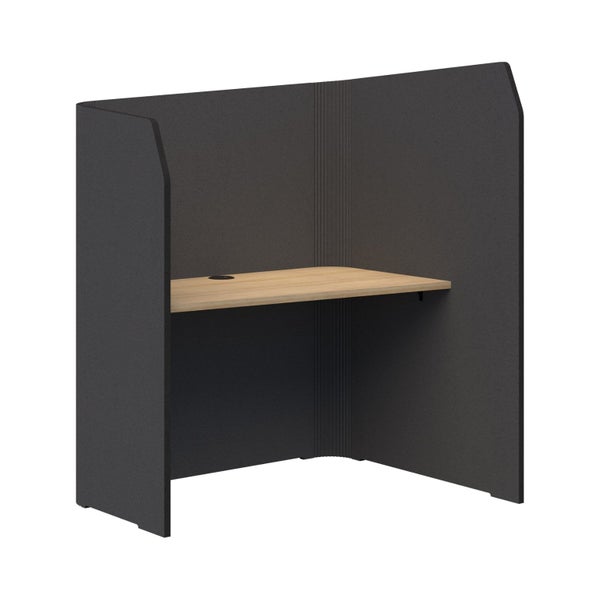 Sonic Focus Pod Desk, Right Hand, 1300/1500mm High x 1200mm Long x 1000/625mm... Carousel 2