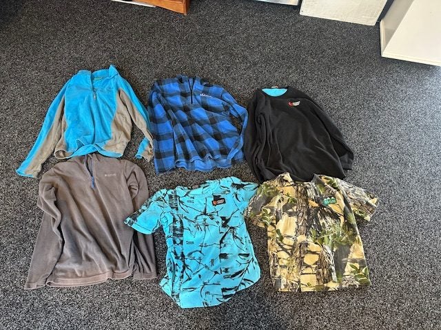 6 Boys farm or bush style tops Sizes etc listed in description $12.50 each Carousel 1