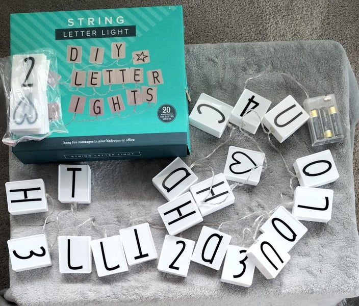 Illuminated Letters Kit DIY Messages Carousel 2