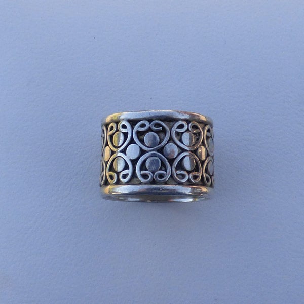 beautiful sterling silver decorative cigar band Carousel 2
