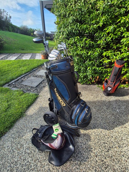 Regular mens golf clubs with bag and trundler Carousel 1