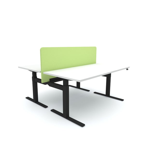 Acoustic Desk Screen Centre, 1200mm x 24mm x 400mm, Choice of Colours Carousel 1