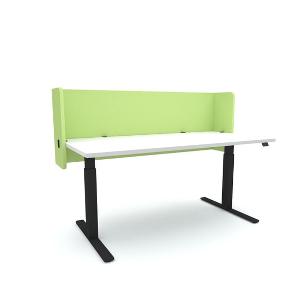 Acoustic Desk Screen Pod, 1800mm x 24mm x 600mm, Choice of Colours Carousel 1