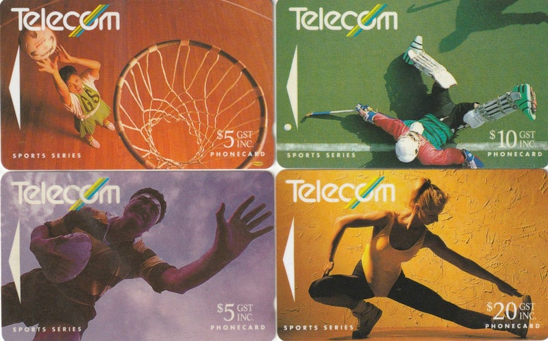 New Zealand Telecom Used Phone Card Set Carousel 1
