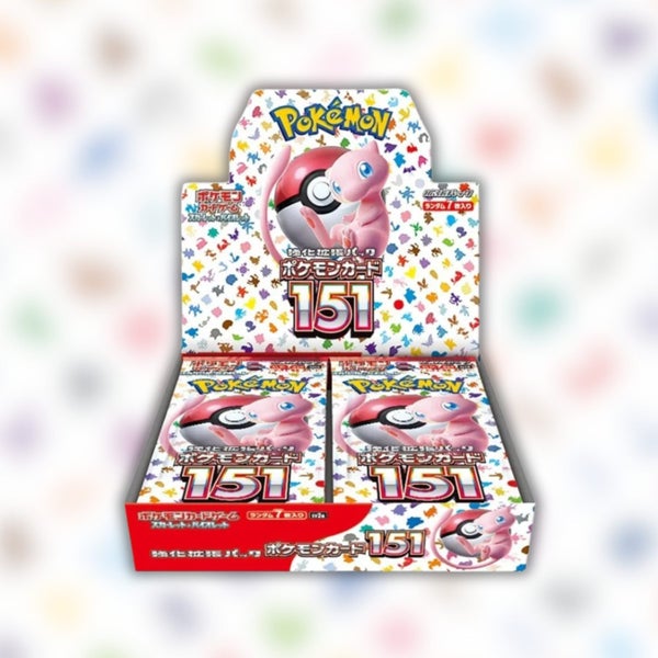 Pokemon 151 Japanese Booster Box sv2a Carousel 3