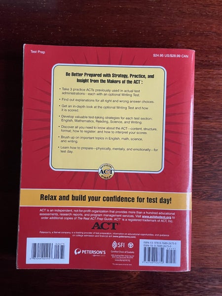 THE REAL ACT PREP GUIDE FOR USA COLLEGE Carousel 2