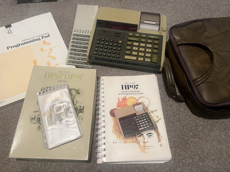 HP97 Hewlett Packard 1980s computer Carousel 1