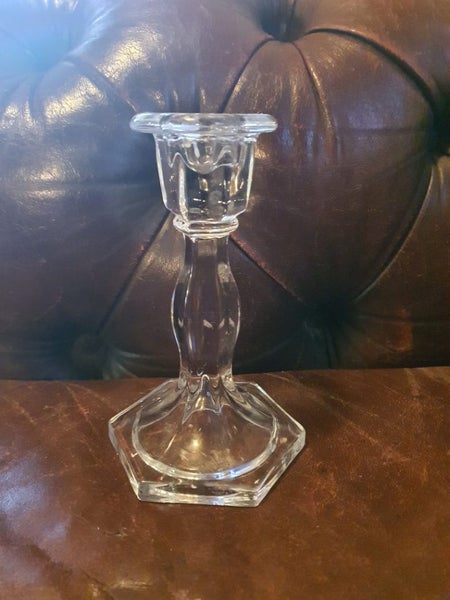 Vintage Glass? Crystal Candlestick Holder Carousel 1
