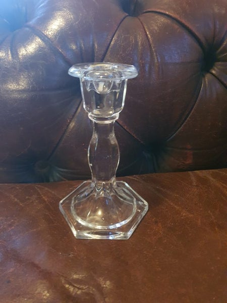 Vintage Glass? Crystal Candlestick Holder Carousel 2