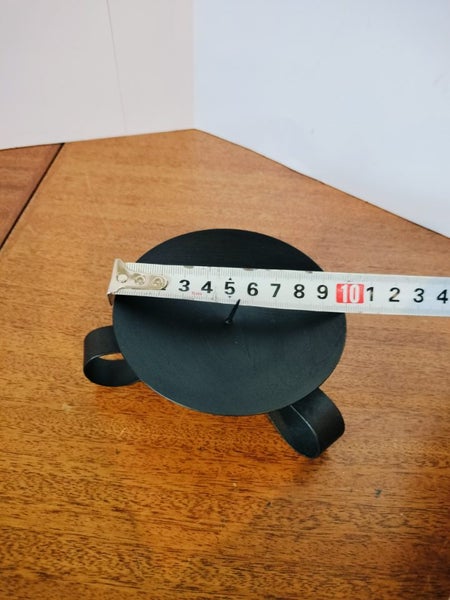 Black metal candle holder Carousel 5