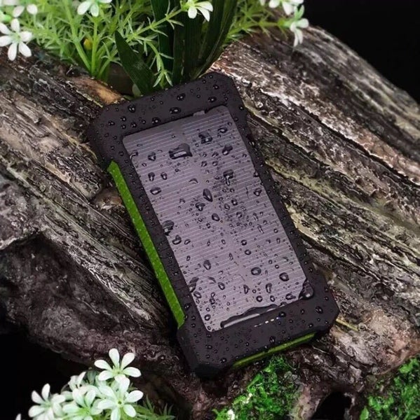 PowerBank - Solar Panel - 20K mAh - With LED Battery Display - Bonus Compass62959510074114114