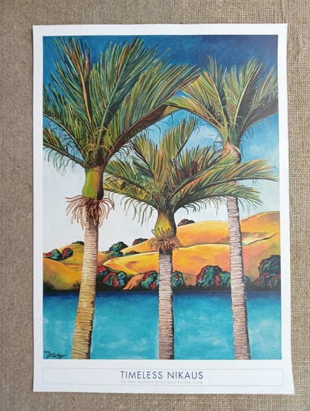 Print Timeless Nikaus New Zealand artist Jane Puckey Carousel 1
