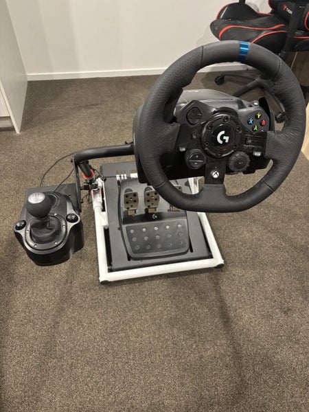 Logitech G923 + Driving Shifter + Gorilla Gaming Racing Simulator Stand Carousel 1