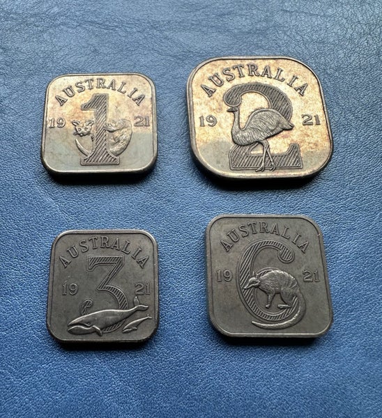 ***Australia rare pattern token coins 1921 lot #25*** Carousel 1