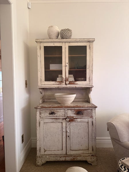 Amazing Original French Antique Cabinet - in original condition Carousel 1