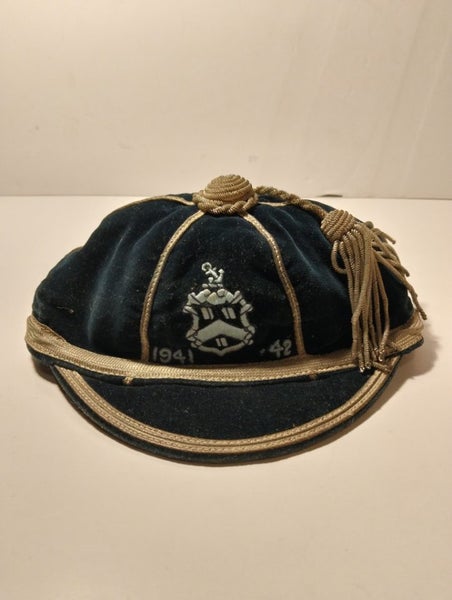 Antique 1940s Rugby Cap Hallenstein Bros - Nelson College ? - $1 Reserved Carousel 2