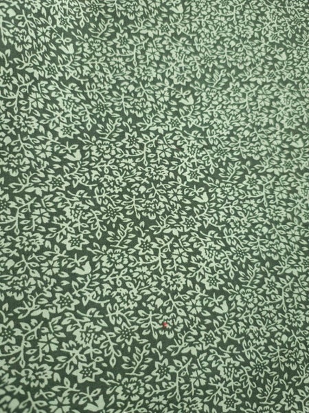Green & white fabric 4 metres Carousel 1