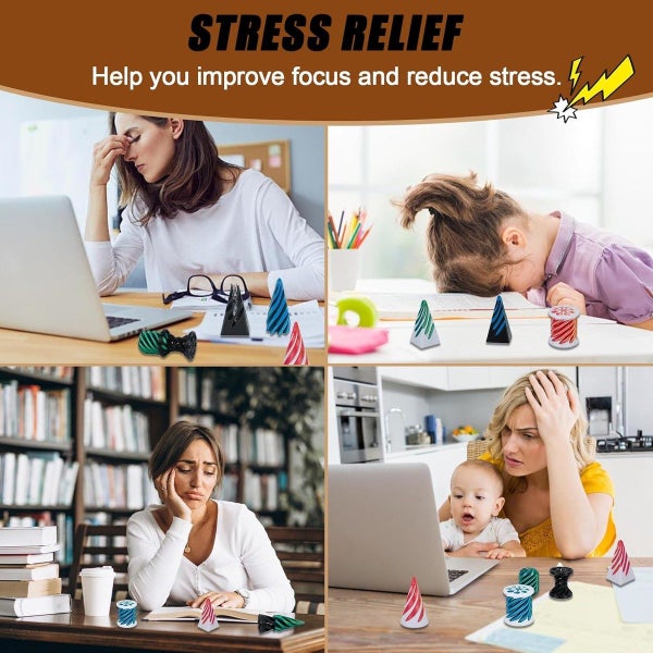 3 Pack Spiral Cone Toy 3D Printed Spiral Cone Fidget Toy Carousel 8