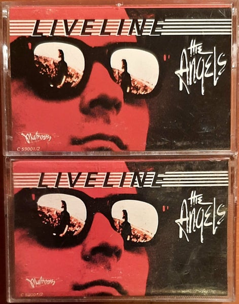 THE ANGELS - LIVELINE - 1987 Aussie Rock Cassettes Carousel 1