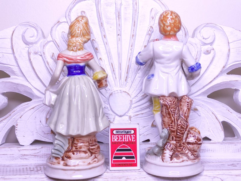 Beautiful Vintage Porcelain Courting Farm Couple $1 RESERVE WEEK! Carousel 2