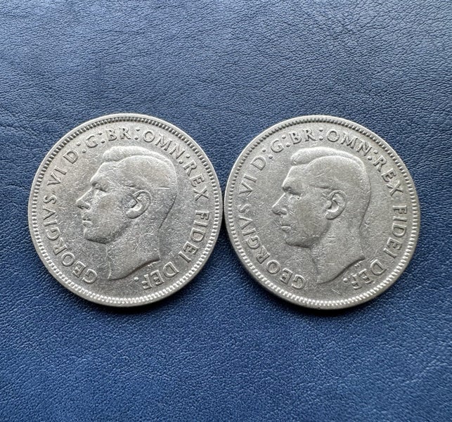 ***Australia silver florin 1952 2 coins lot #47*** Carousel 2