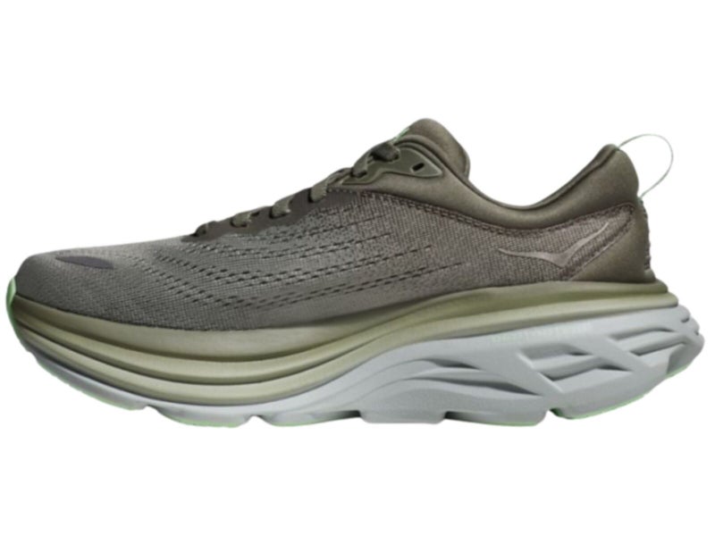 Hoka Bondi 8 Men s Running Shoes in Olive Haze / Mercury (2023) - US 9 Carousel 2