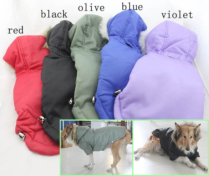 Larger Dog Winter Jacket Assorted Colors & Sizes Carousel 1