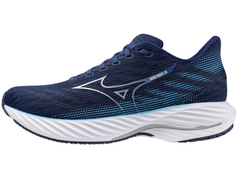 Mizuno Wave Rider 28 Mens Running Shoes Estate Blue / River Blue US 9.5 Carousel 1