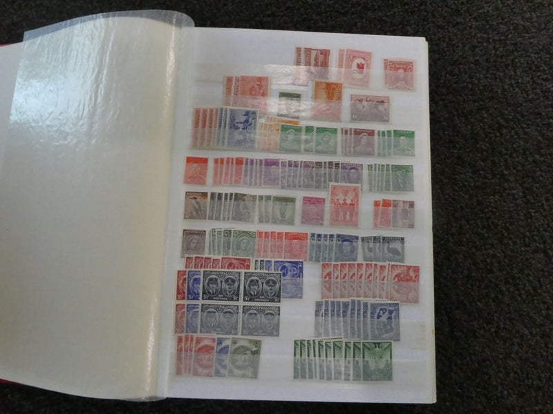 HUGE 64 page Australia stockbook-$1res Carousel 2