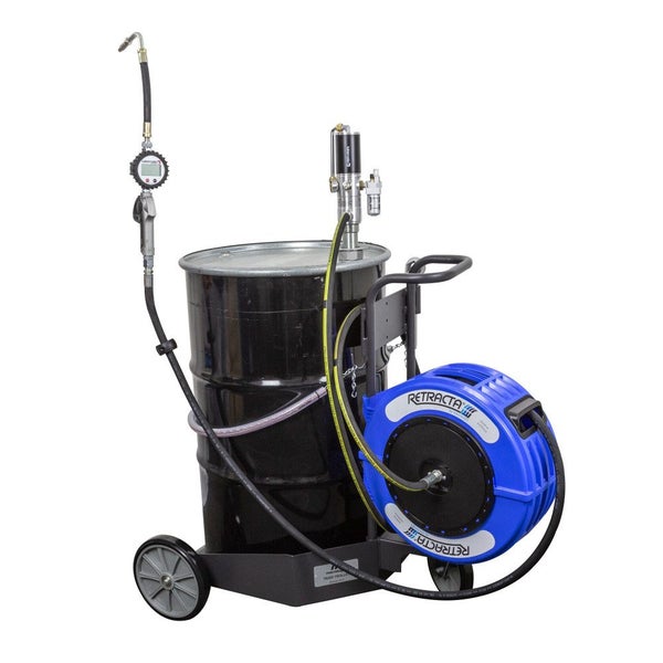 L-ARPD3 WITH RETRACTA OIL REEL DIGITAL OIL GUN&DRUM TROLLEY Carousel 1