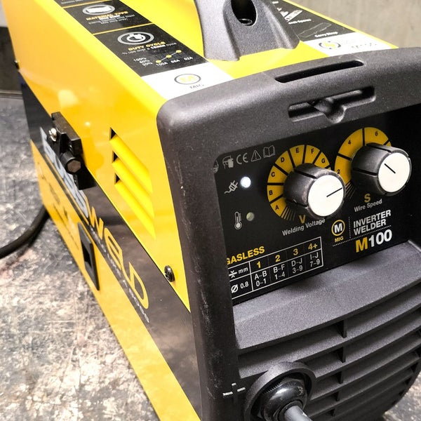 M100 Gasless MIG Inverter Welder Combo Carousel 1