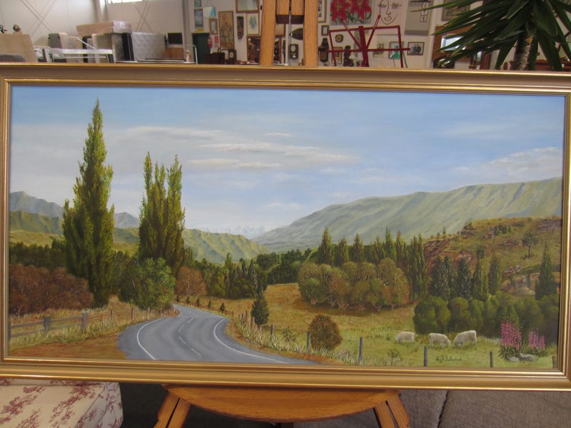 Hugh Sutherland - Original Oil Painting Carousel 2