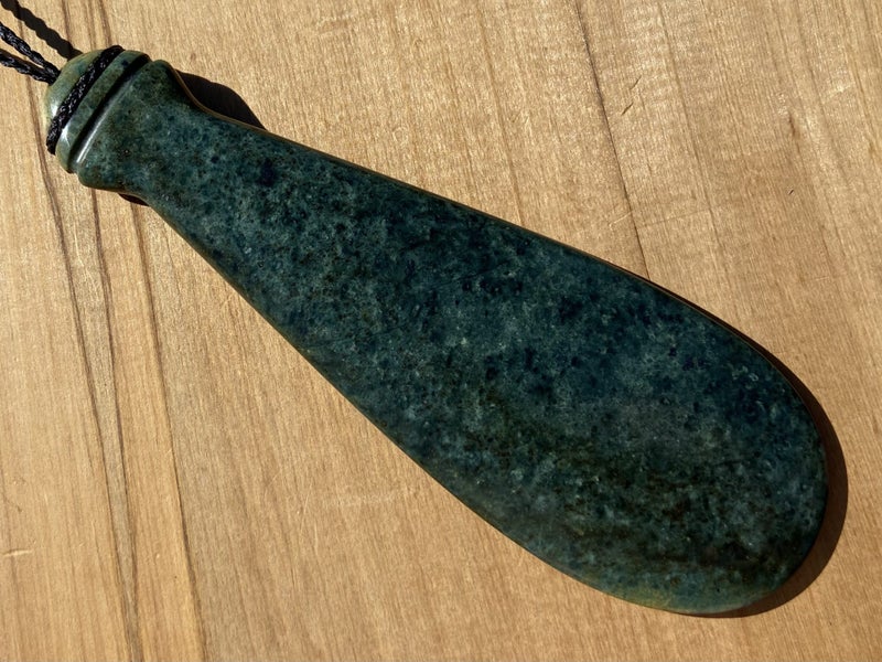 $1 Res!! Pounamu XL Mere Pendant *Tangiwai* 6.5 inches Carousel 2