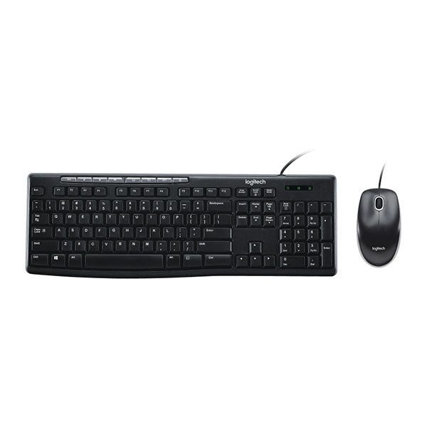Logitech Mk200 Wired Keyboard And Mouse Combo Carousel 1