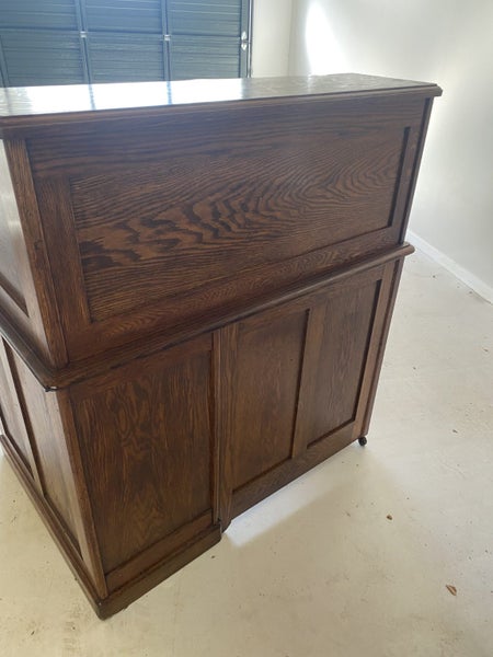 Cutler rolltop desk 100 years single pedestal Carousel 10