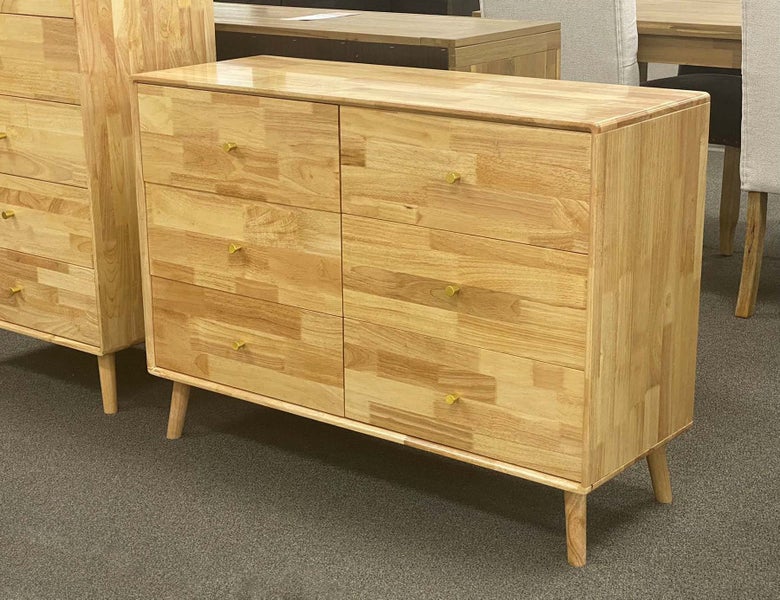 4pcs Bedroom Set Solid Rubber Wood Carousel 2